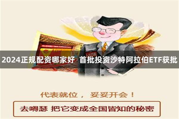 2024正规配资哪家好  首批投资沙特阿拉伯ETF获批