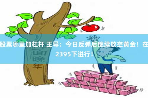 股票哪里加杠杆 王导：今日反弹后继续放空黄金！在2395下进行！